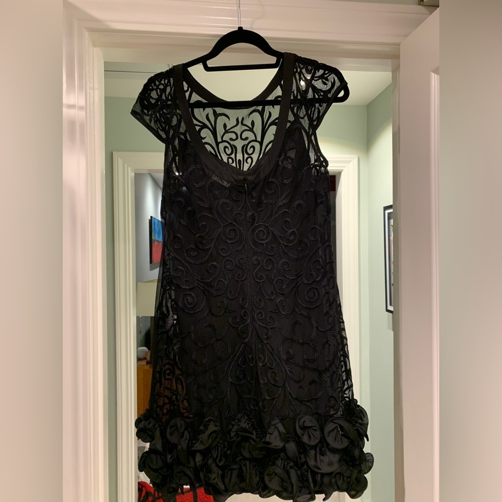 Guess black cocktail party dress